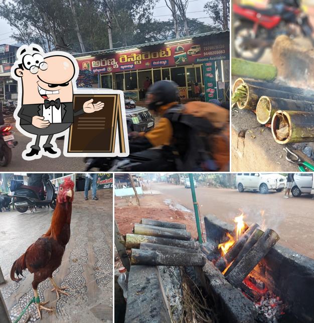 The exterior of Aranya restaurant