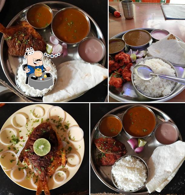 Food at Dwarkamai lunch home veg nonveg