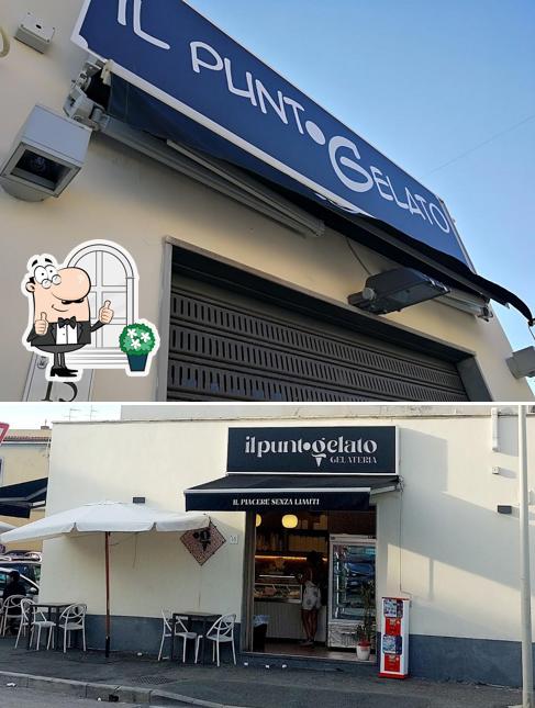 Gli esterni di Il Punto Gelato Livorno