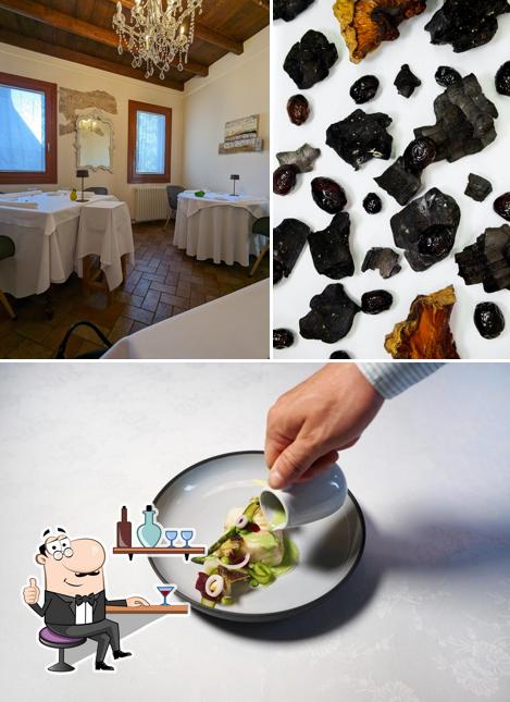 Gli interni di Osteria V