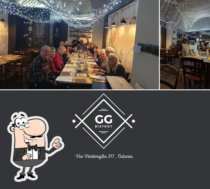 Gli interni di GG Bistrot