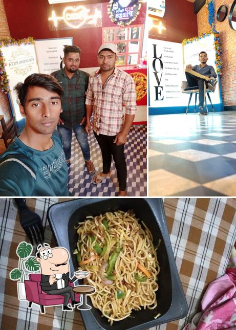 This is the photo depicting interior and dessert at Red Spring Pizza