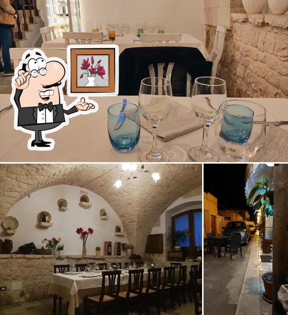 Gli interni di Al Vecchio Frantoio