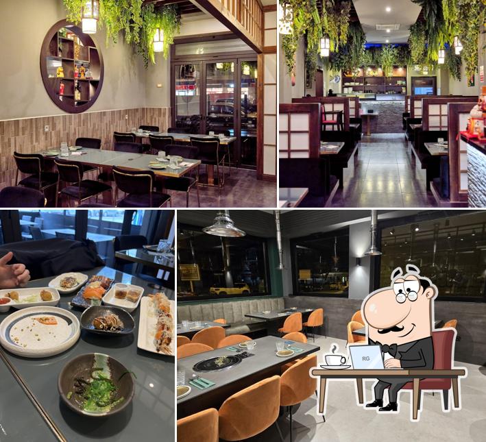 Siediti a un tavolo di Yuzu Sushi