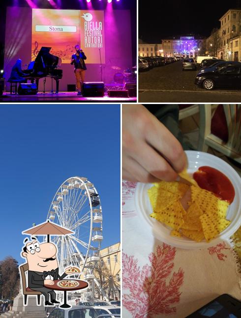 Goditi la vista dagli esterni di Caffè del Teatro Biella