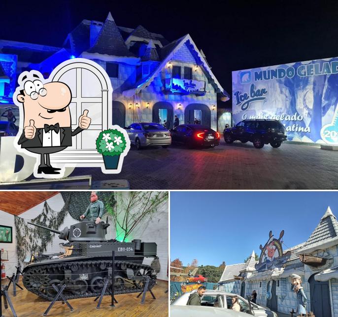 Veja imagens do exterior do Ice Bar Mundo Gelado