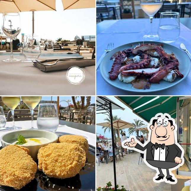 Gli interni di Assapora Wine-bar Restaurant