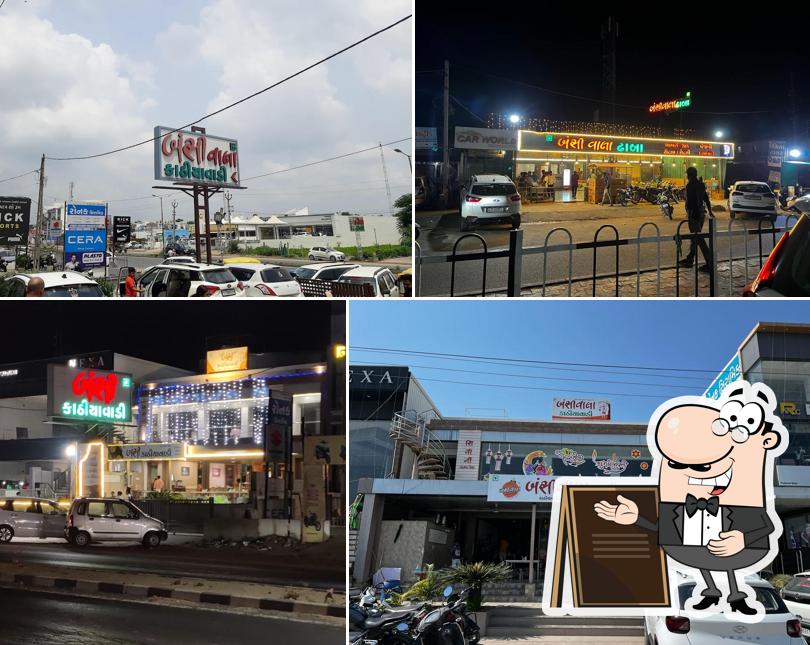 Check out how Hotel Bansiwala Kathiyawadi, Abu highway looks outside