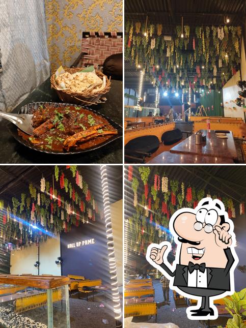 The interior of Jhinga Lala - Multi Cuisine Restaurant