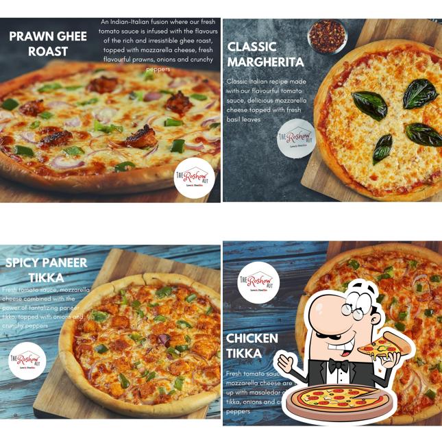 Order pizza at The Roshow Hut