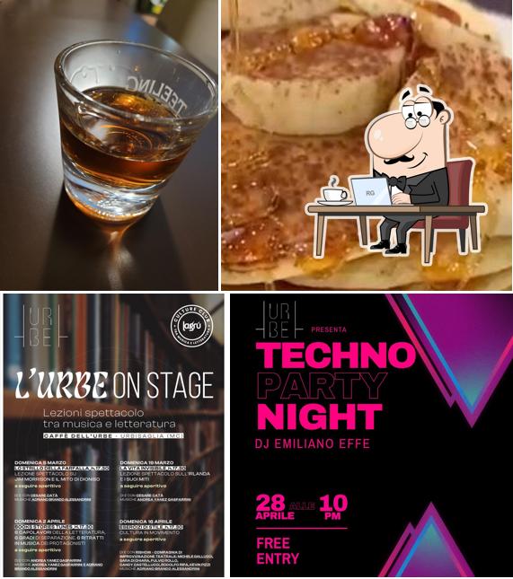 La immagine di interni e cibo da Caffè dell'Urbe