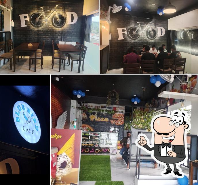 The interior of Blue bird cafe hunsur