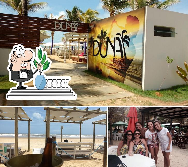 O exterior do Duna Beach Club