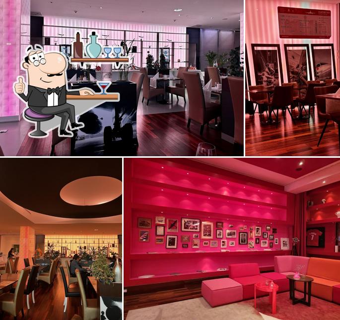 Gli interni di Hangar 9