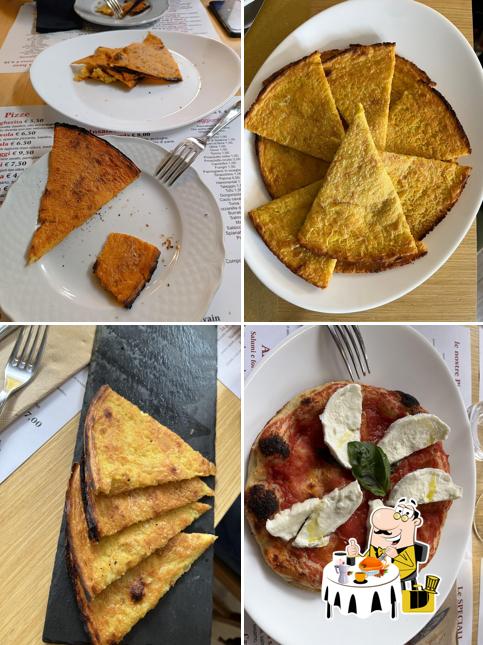 Platti al Il Tegamino pizza e farinata