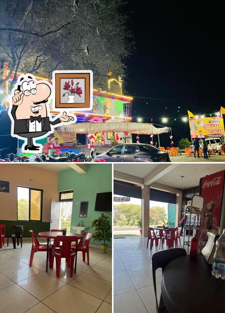 The interior of Krishna Dhaba Chirgaon