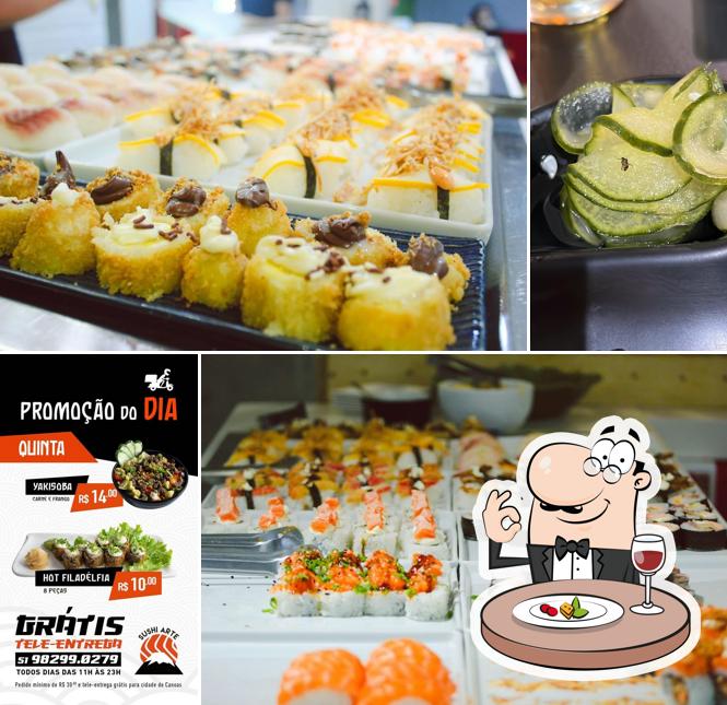 Comida em Sushi Arte