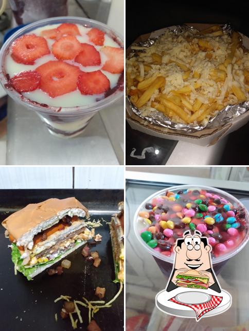 Clube sanduíches em Varanda lanches