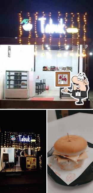 The interior of Tabuk cafe