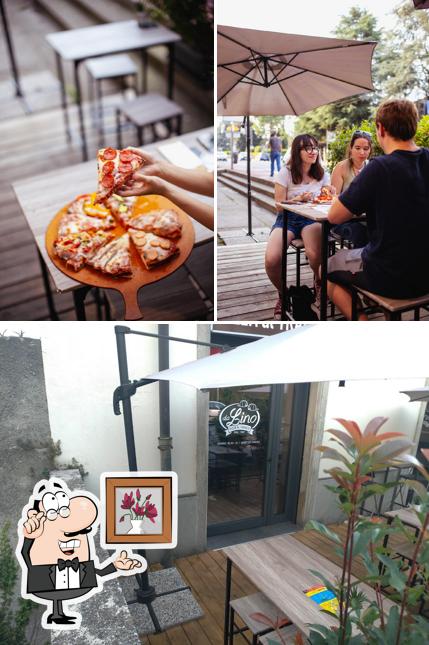 Gli interni di Pizzeria Da Lino