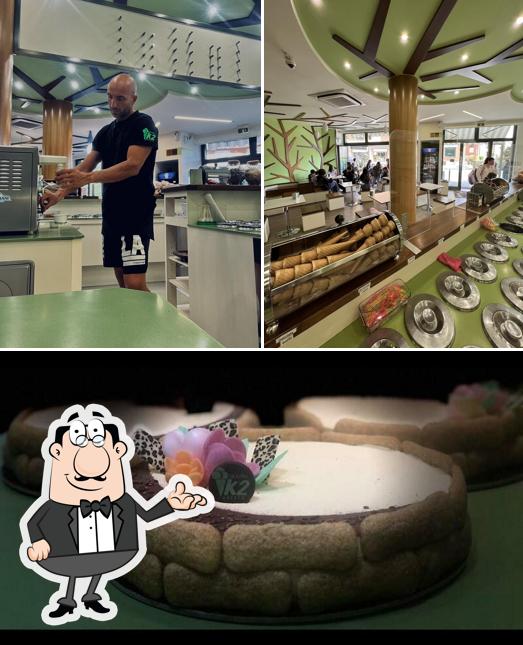 Questa è la immagine che raffigura la interni e cibo di Gelateria K2 Arceto