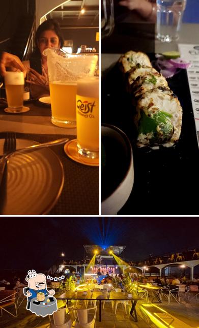 This is the photo depicting food and interior at Amity Sky Bistro & Nightlife
