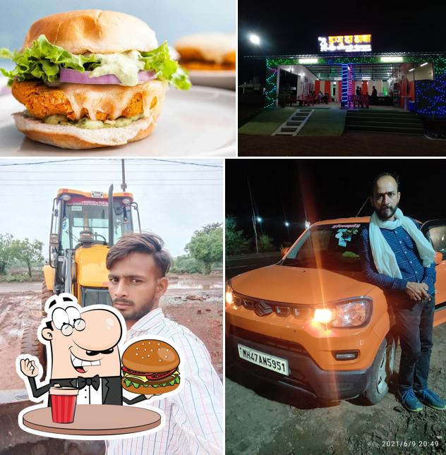 Order a burger at Duggu Da Dhaba