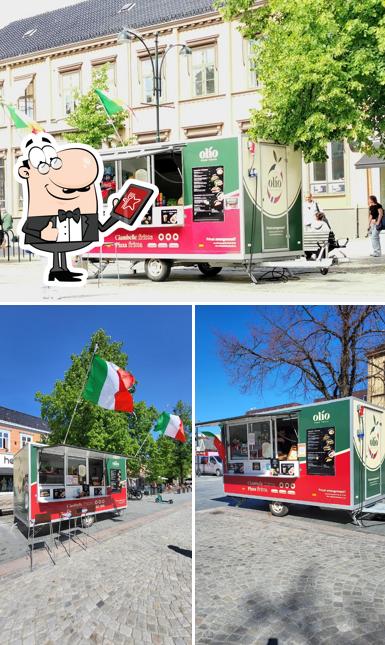 The exterior of Olio food truck