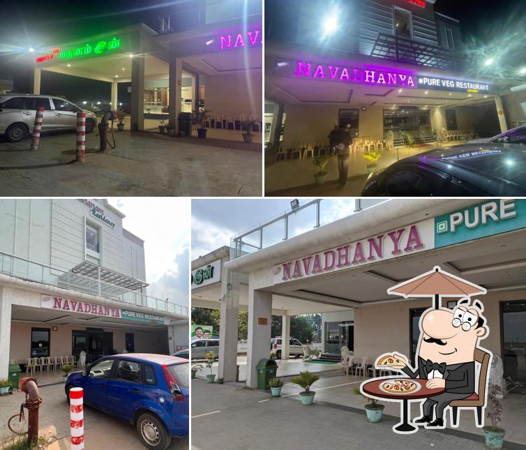 The exterior of SRI NAVADHANYA VEG MULTICUSINE