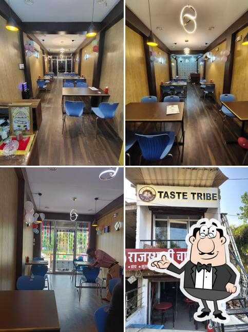 The interior of Taste Tribe Cafe & Restro