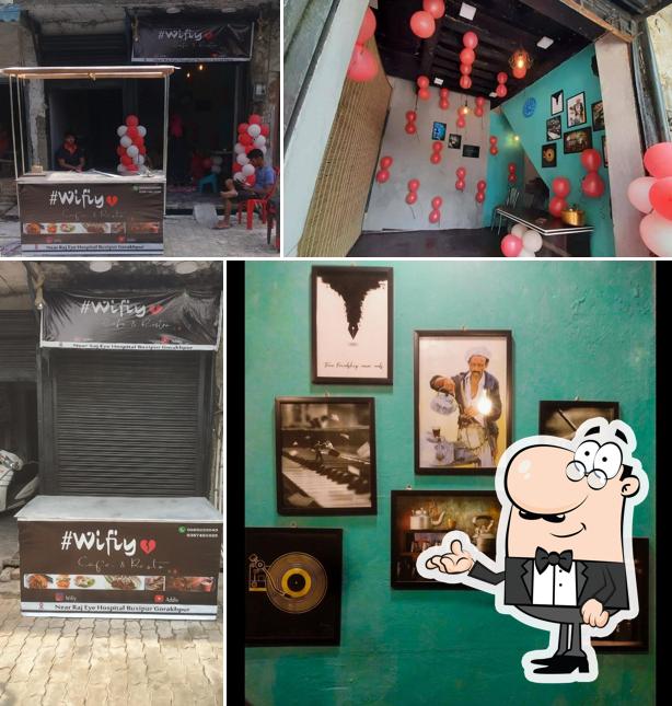 The interior of #Wifiy Cafe & Restro