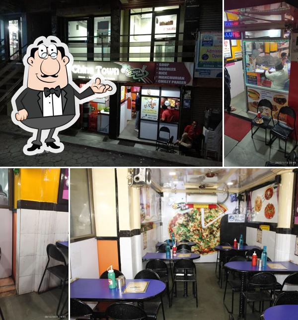 The interior of China Town - Best Hotel, Restaurant, Chinese Food Restaurant, Fast Food Restaurant In Godhra