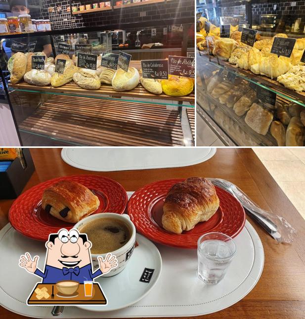 Comida em Le Pain Rustique Aguas Claras