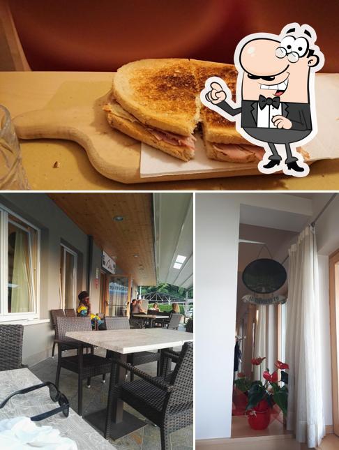 Tra le diverse cose da Hotel Al Giardinetto Ristorante Bar si possono trovare la interni e cibo