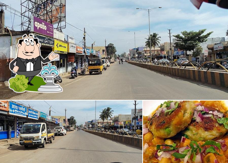 This is the image displaying exterior and food at Rathor Chat Centre