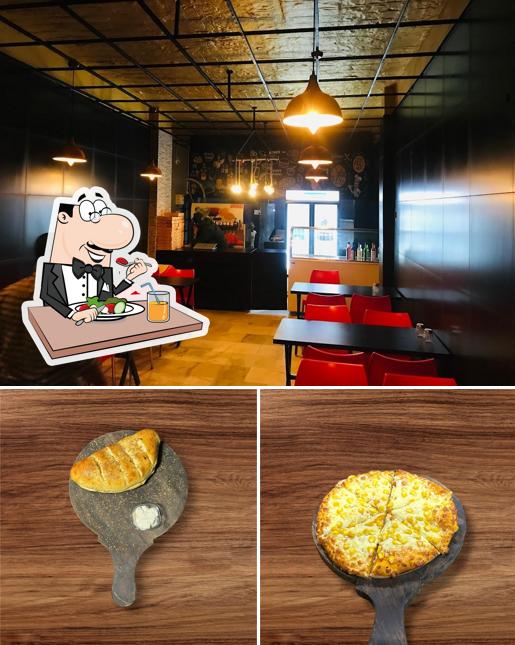 yummy fast food is distinguished by food and interior