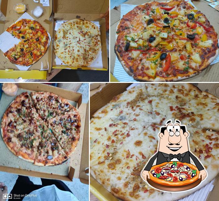 Try out pizza at Big City Pizza