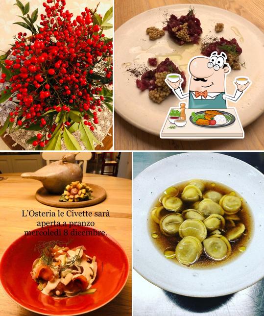 Platti al Osteria Le Civette