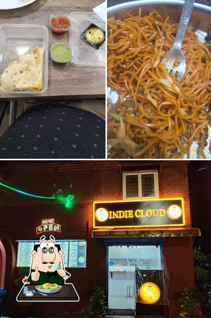 Among various things one can find food and exterior at Indie Cloud