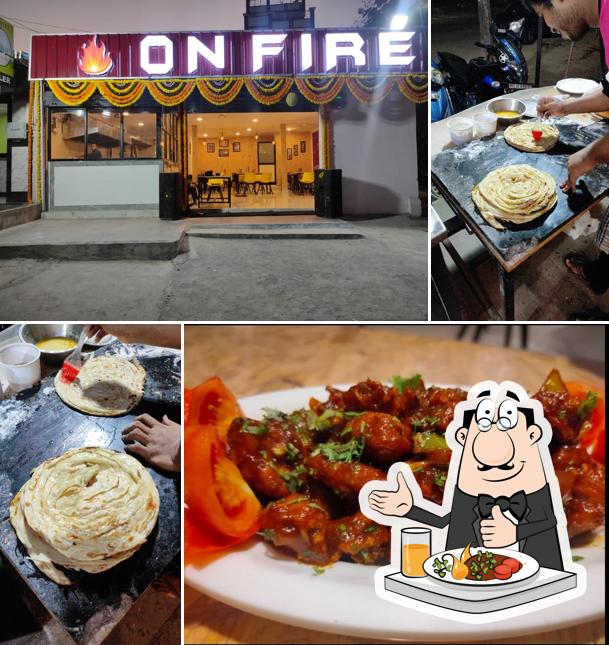 Meals at On Fire Restaurant