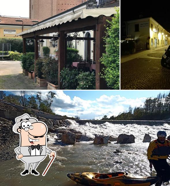 Gli esterni di Trattoria dell'Autista