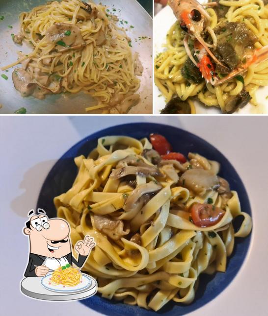 Spaghetti alla carbonara al Trattoria Del Centro2018