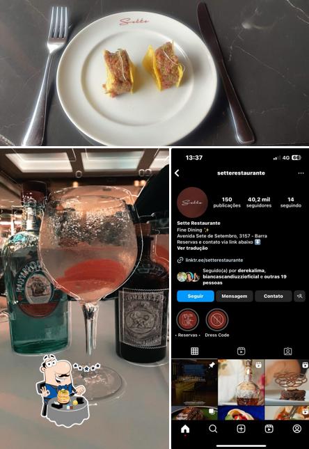 Comida em Sette Restaurante