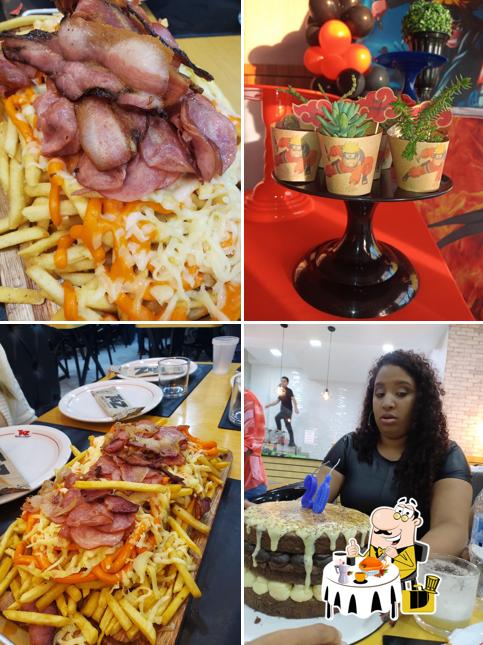 Comida em Taz Burger's