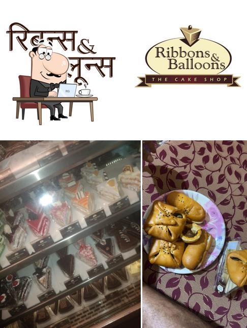 The interior of Ribbons and Balloons - The Cake Shop