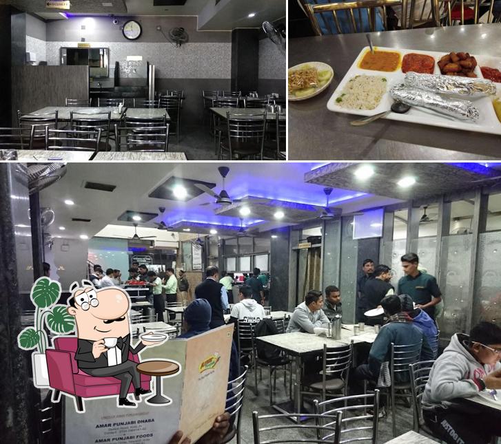 The interior of Amar Punjabi Foods
