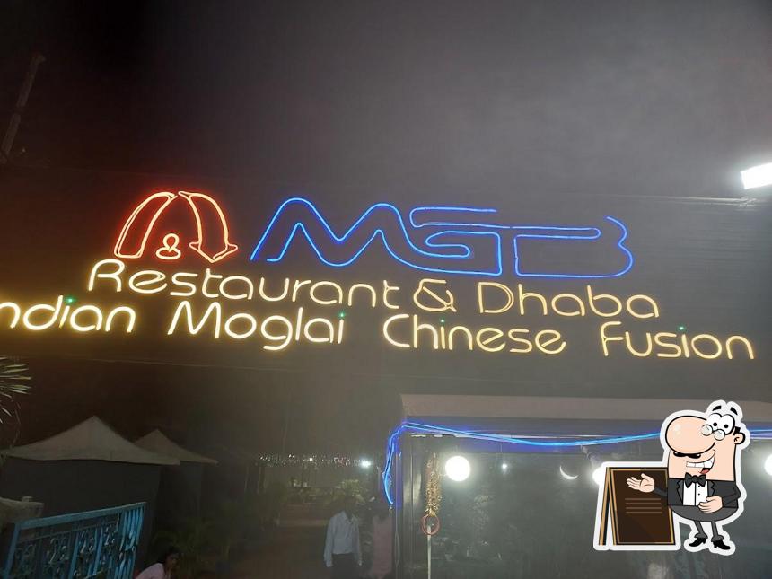 The exterior of MGB restaurant
