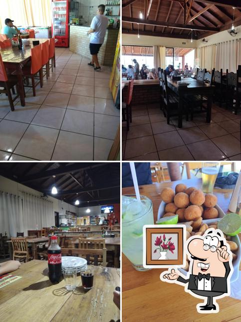 O interior do Pavão Gigante