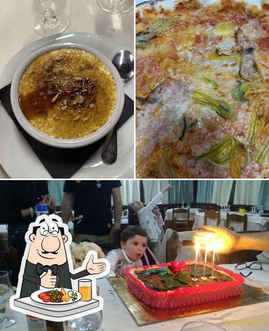 Creme brulee al La Nuova Trattoria