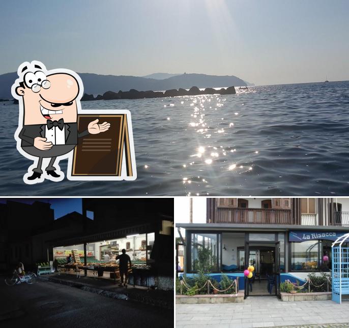 Goditi la vista dagli esterni di La Risacca - Ristorante - Pizzeria nuova gestione